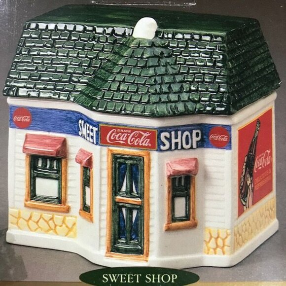 Vintage Coca-Cola Canister Collection 'Sweet Shop' Miniature Canister - Picture 2 of 8